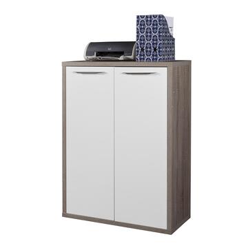 2 ante bianco lucido per libreria H105 - Composad