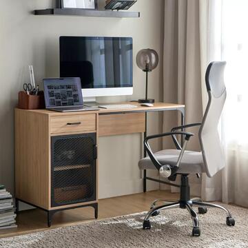 Scrivania Moderna - 120x76x48cm -  Base in Metallo... - Marino fa Mercato