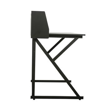 Scrivania Moderna Porta PC Nera 123x61,5 h101,5 cm... - Marino Fa Mercato