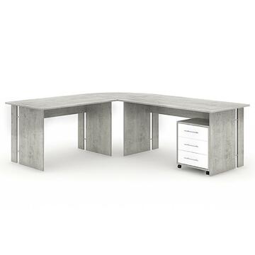 Scrivania ad Angolo Omega 228x75x198cm per Ufficio... - Marino fa Mercato