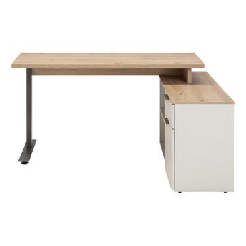 Scrivania Angolare Moderna Cachemire/Rovere Artisan... - Marino Fa Mercato