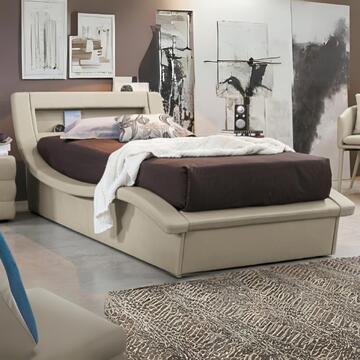 Letto Singolo con Contenitore Sardegna color Corda 80x190