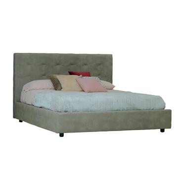 Letto matrimoniale Sunny con contenitore - Taupe - Marino fa Mercato