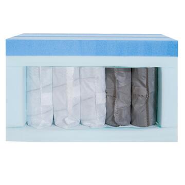 Materasso singolo a molle e memory Harmonie rivestito in jersey 80x190
