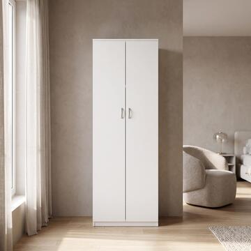 Armadio Moderno Salvaspazio Bianco 60x42 h180 cm con... - Marino Fa Mercato