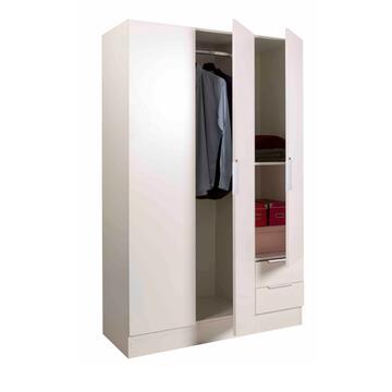 Armadio 3 Ante + 2 cassetti Legno Bianco Opaco Facile... - Marino fa Mercato