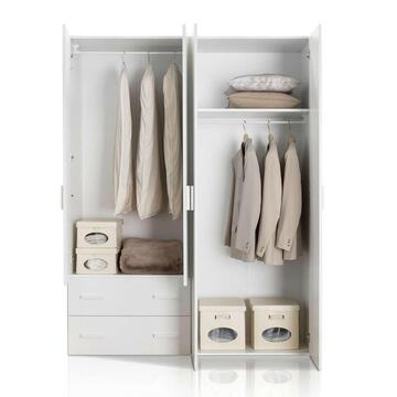 Armadio Moderno Small 4 Ante Battenti + 2 Cassetti... - Marino fa Mercato