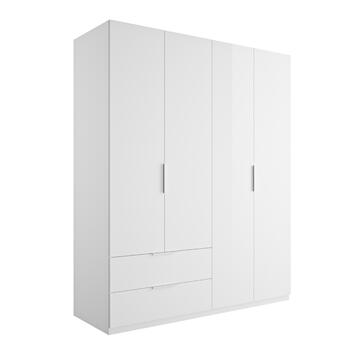 Armadio Moderno 4 Ante Battenti + 2 Cassetti - 162,2x58,2... - Marino fa Mercato