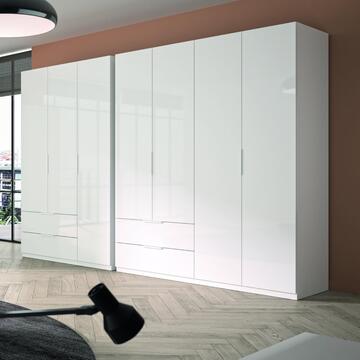 Armadio Moderno 4 Ante Battenti + 2 Cassetti - 162,2x58,2... - Marino fa Mercato