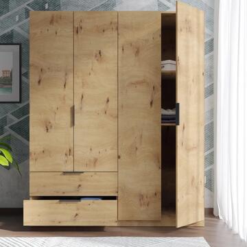 Armadio Moderno 4 Ante Battenti + 2 Cassetti - 162,2x58,2... - Marino fa Mercato