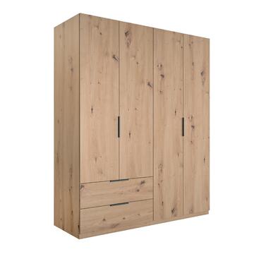 Armadio Moderno 4 Ante Battenti + 2 Cassetti - 162,2x58,2... - Marino fa Mercato