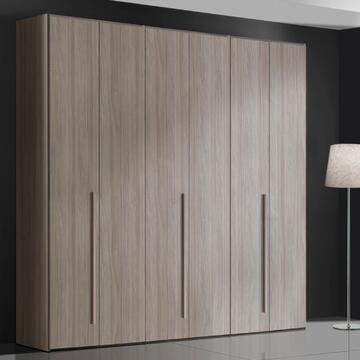 Armadio Easy 6 ante finitura legno olmo, Mcs Marino fa Mercato