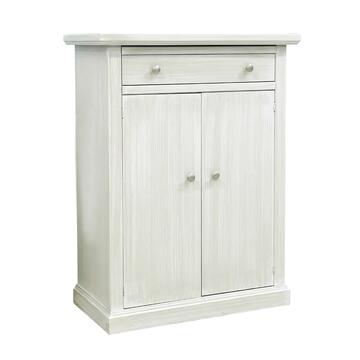 Mobile Scarpiera Classico 2 Ante + 1 Cassetto Seta...