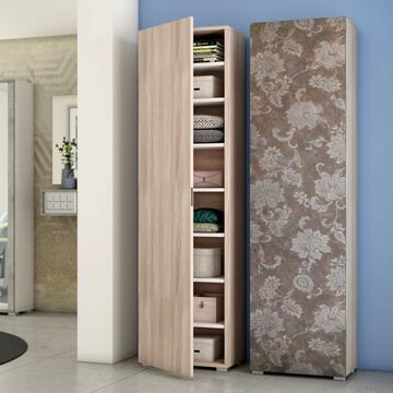 Armadio scarpiera multiuso alto 1 anta in legno olmo... - Marino fa Mercato