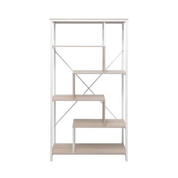 Libreria Moderna 5 Ripiani Zig Zag 85x35 h163 cm con... - Marino Fa Mercato