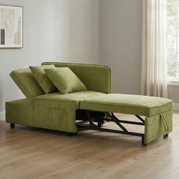 Poltrona Letto Modula Verde Lime con Letto a Carrello... - Marino Fa Mercato
