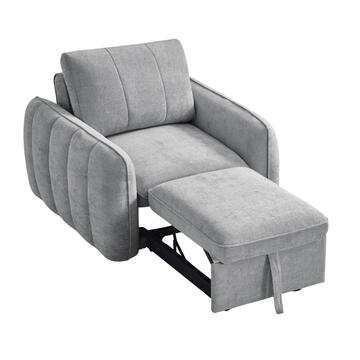 Poltrona Letto Moderna Salvaspazio Colibrì Grigia...