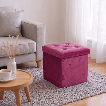 Pouff Contenitore Quadrato Velvy 38x38 h38 cm - Colori... - Marino Fa Mercato