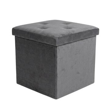 Pouff Contenitore Quadrato Velvy 38x38 h38 cm - Colori... - Marino Fa Mercato