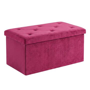Pouff Contenitore Rettangolare Velvy 38x38 h38 cm -... - Marino Fa Mercato