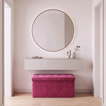 Pouff Contenitore Rettangolare Velvy 38x38 h38 cm -... - Marino Fa Mercato