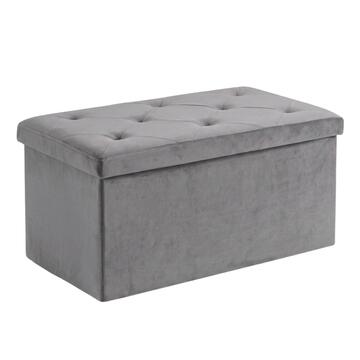 Pouff Contenitore Rettangolare Velvy 38x38 h38 cm -... - Marino Fa Mercato