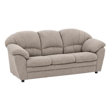 Divano Classico Lineare 3 Posti Melissa Sabbia 205x95 h83 cm con Cuscini Imbottiti Marino Fa Mercato