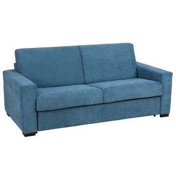 Divano Letto Sara 2 Posti Blu 175x95 h 88 cm in Fibra...