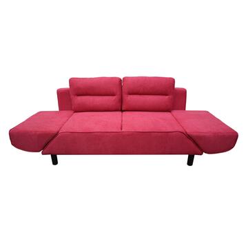 Divano Letto 2 Posti Salvaspazio Rosso con Braccioli... - Marino Fa Mercato