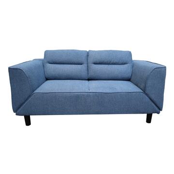 Divano Letto 2 Posti Salvaspazio Blu con Braccioli... - Marino Fa Mercato