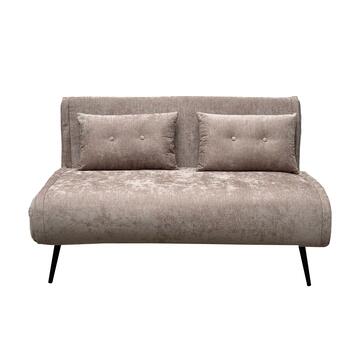 Divano Letto Moderno 2 Posti Trasio Beige 130x80 h81... - Marino Fa Mercato