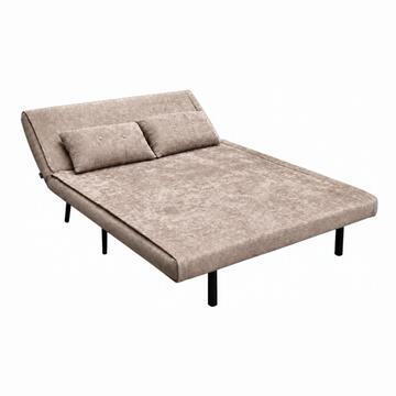 Divano Letto Moderno 2 Posti Trasio Beige 130x80 h81... - Marino Fa Mercato