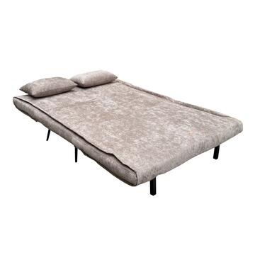 Divano Letto Moderno 2 Posti Trasio Beige 130x80 h81... - Marino Fa Mercato