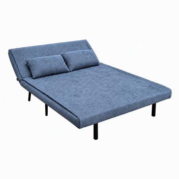 Divano Letto Moderno 2 Posti Trasio Blu 130x80 h81... - Marino Fa Mercato