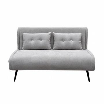 Divano Letto Moderno 2 Posti Trasio Grigio 130x80 h81... - Marino Fa Mercato