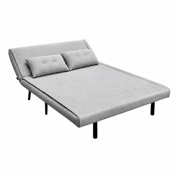 Divano Letto Moderno 2 Posti Trasio Grigio 130x80 h81... - Marino Fa Mercato