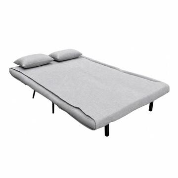 Divano Letto Moderno 2 Posti Trasio Grigio 130x80 h81... - Marino Fa Mercato