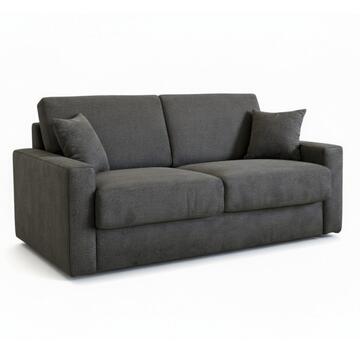 Divano Letto Livia 3 Posti Grigio Scuro 195x97 h95...