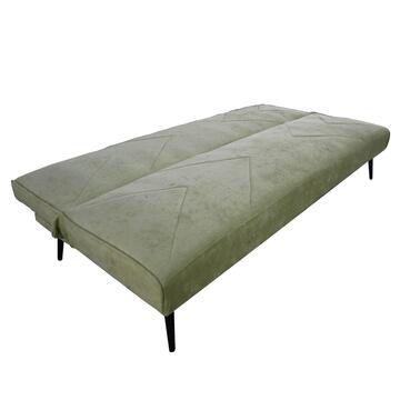 Divano Letto Petalo Verde Lime Clic Clac 3 Posti, in... - Marino fa Mercato