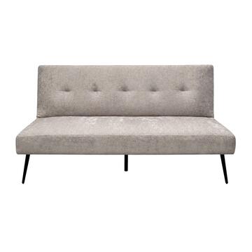 Divano Letto Clic Clac Velix Beige 3 Posti 179x86 h84 cm con Gambe in Ferro Marino Fa Mercato