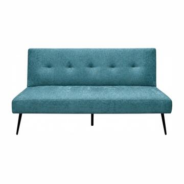 Divano Letto Clic Clac Velix Verde Ottanio 3 Posti 179x86 h84 cm con Gambe in Ferro Marino Fa Mercato
