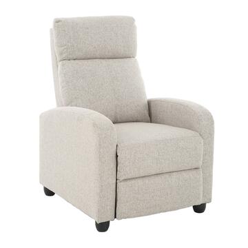 Poltrona Kippy Reclinabile Manualmente 70x80 h 100 cm Tortora