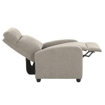 Poltrona Kippy Grigio-Beige, Reclinabile Manualmente,... - Marino fa Mercato