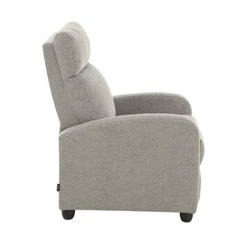 Poltrona Kippy Grigio-Beige, Reclinabile Manualmente,... - Marino fa Mercato