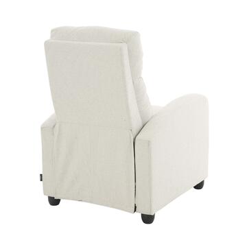 Poltrona Kippy Grigio-Beige, Reclinabile Manualmente,... - Marino Fa Mercato