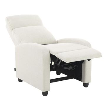 Poltrona Kippy Tortora Chiaro, Reclinabile Manualmente, 70x80 h 100 cm