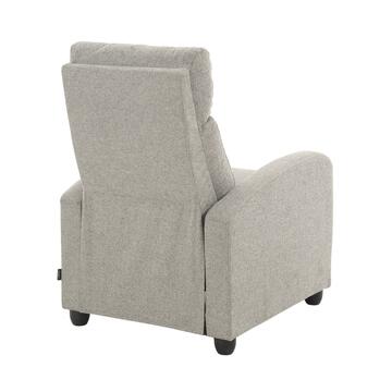 Poltrona Kippy Tortora Chiaro, Reclinabile Manualmente,... - Marino Fa Mercato