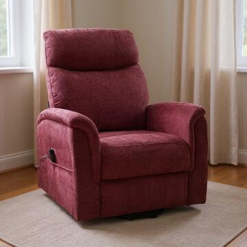 Poltrona Motorizzata Solea Rossa - 2 Motori + Telecomando 4 Funzioni - 2 Tasche Laterali - 97x80 h107 cm Poltrona Motorizzata Solea Rossa - 2 Motori + Telecomando 4 Funzioni - 2 Tasche Laterali - 97x80 h107 cm