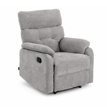 Poltrona Reclinabile Manualmente Nubo Grigia 82x75...