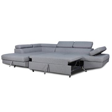 Divano Letto Riolo Angolare SX Grigio - 3 Posti - 272x192... - Marino fa Mercato